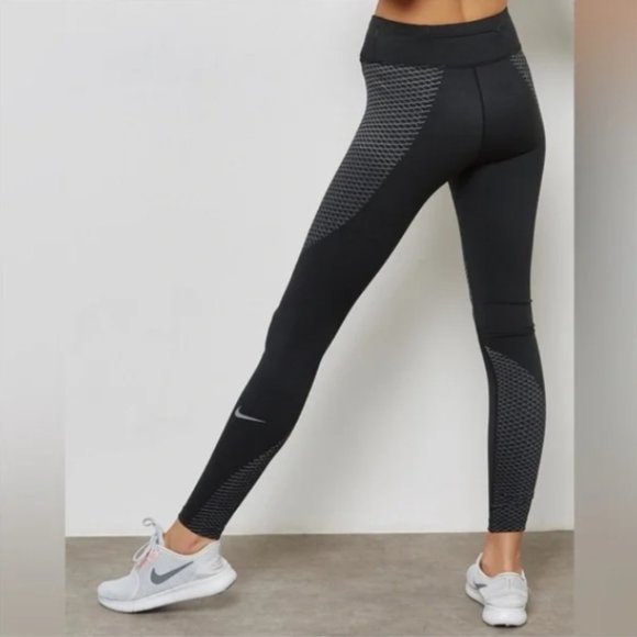 NIKE Zonal Strength Running Tights Gray Womens size M - Picture 1 of 11